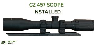 CZ 457 Scope Installed