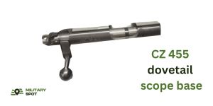 CZ 455 dovetail scope base