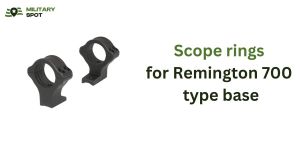 Remington 700 type base scope rings