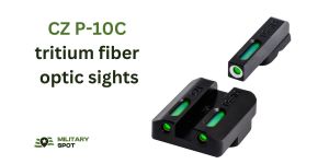 CZ P10C tritium fiber optic sights
