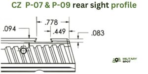 CZ P-07, CZ P-09 rear sight profile_1