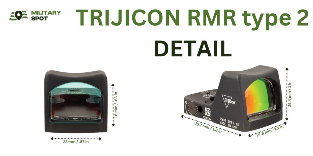 Trijicon RMR type 2 detail