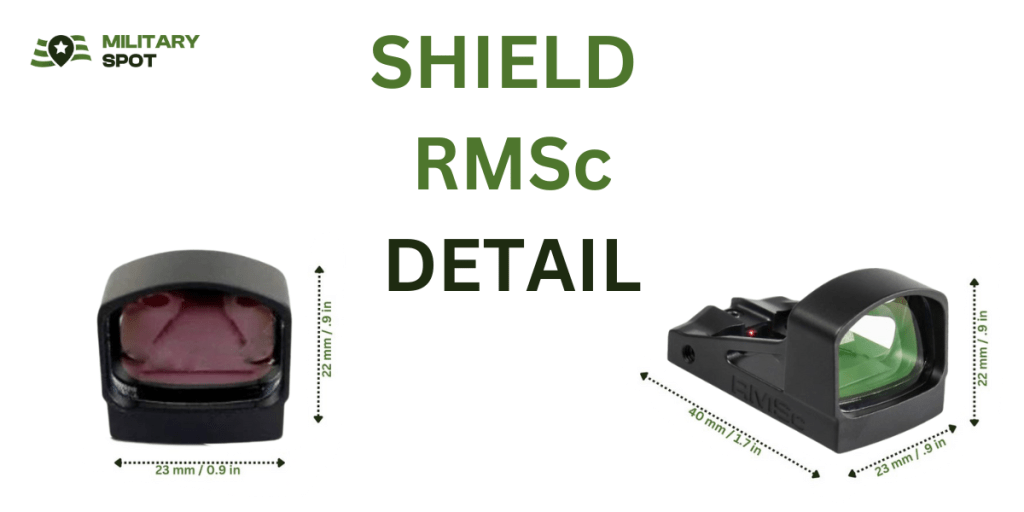 Shield RMSc in detail Military Spot